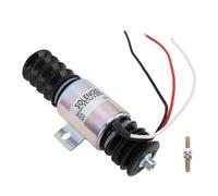 LDAUYZLING TCU14931 Válvula solenoide de apagado del generador eléctrico 12 V 55 mm Válvula solenoide de cierre de para hidráulico de procesamiento de máquinas