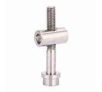 LDAUYZLING Tornillo redondo fijo para tija de sillín de aleación de titanio M5x30/35/40 mm (M5x35)