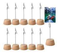 LdawyDE Soporte de fotos con abrazaderas, 10 unidades para tarjetas postales, soporte para tarjetas de fotos, clip de papel para bodas, decoración del hogar, oficina, decoración del hogar, fiesta