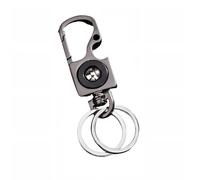 LDBKFD 1 Pezzi Portachiavi Auto per FIAT 600 (364, 365) 2023-, Portachiavi per Uomo e Donna Auto Accessori Deale Come Regalo con apribottiglie,Black