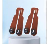 LDBKFD 2 Piezas Ganchos para Asiento de Coche para Suzuki Celerio Spacia Baleno SX4 Vitara Jimny, Gancho para Coche Accesorios Interior para Automóvil Colgar Bolsosy,Brown