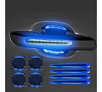 LDBKFD Kit de 8 Protectores para Manija y Cuenca de Puerta de Coche para Land Rover Discovery Sport 2014-2025, Antirreflectantes Antiarañazos, Protege Pintura,Blue