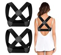 LDBKLGHJ 2 Piezas Corrector de Postura - Faja Ortopédica Ajustable, Ideal para Mujeres y Hombres - Corrector Espalda para Mejorar la Postura y Aliviar el Dolor - ¡Ergonomía, Durabilidad y Comodidad