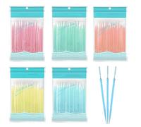 LDBKLGHJ 500 Palillos de Dientes de Plástico - Ideales para el Cuidado Bucal en Casa o en Hoteles - Fácil Limpieza de Espacios entre los Dientes