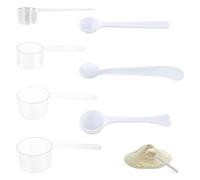 LDBKLGHJ 7 Piezas Conjunto de Cucharas Medidoras : Cuchara Medidora en Gramos, Cuchara Medidora para Proteínas, Cucharas Medidoras, Measuring Cups, Medidores de Cocina - Vaso Medidor para la Cocina