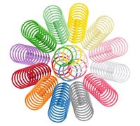 LDBKLGHJ Anillas para Encuadernar - Conjunto Práctico y Duradero de 120 Piezas para Uso Diario - Encuadernadores Fáciles de Usar, Perfectos para Organización y Encuadernación