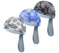 LDBKLGHJ Bandana para Hombre - Conjunto de 3 Pañuelos de Cabeza de Durag, Bandana de Mujer, Ideal para Ciclismo y Actividades al Aire Libre - Su Gorra de Ciclismo Ligera y Transpirable