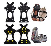 LDBKLGHJ Crampones para Running - Tacos de Tracción Elásticos de Hielo - Track Spikes para Zapatos, Ideal para Nieve y Hielo-Picos Ligeros Antideslizantes para Botas de Montaña y Zapatos de Atletismo