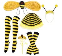 LDBKLGHJ Encantadores disfraces para chicos y chicas - Vestido de abeja, un atuendo ideal para fiestas, disfraces de Minnie Mouse, Blancanieves y Mariquita disponibles