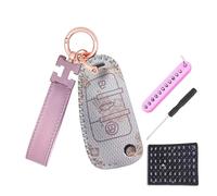 LDBKLGHJ llavero audi, funda llave audi, Carcasas para llaves, Funda para Llavero con cordón para Llavero, 3 Botones de Suave, Funda para Llave de Coche Compatible con audi a3