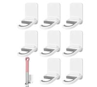 LDBKLGHJ Soporte de Escoba Adhesivo - Colgador Escoba de Pared - Armario Escobero Interior para Muebles de Cepillo y Fregona, Soporte de Pared para Escoba y Fregona, Escobero de Pared, Flexhold