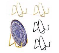 LDBKLGHJ Soporte De Mesa Caballete - Soporte De Platos Decorativos Versátil Y Duradero, Caballetes Metálicos Elegantes Y Funcionales, Presentoir De Livres Con Estilo