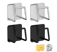 LDBKLGHJ soporte esponja fregadero, Soporte para Esponja de Fregadero de Acero Inoxidable, Autoadhesivo, Resistente al Agua, soporte estropajo fregadero