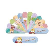 LDBKLGHJ Tiritas Infantiles Bluey - Tiritas Redondas Resistentes al Agua de Primera Calidad para Pequeños - Diseño de Animales, Paquete de 120 Unidades