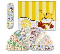 LDBKLGHJ Tiritas resistente al agua - Parches infantiles encantadores con diseño de dibujos animados, Tiritas redondas y Tiritas Bluey - Paquete conveniente para el uso al aire libre