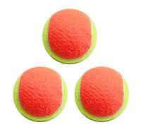 Ldbuejiaja 3 pelotas de entrenamiento de tenis para perros, ejercicio de entrenamiento para principiantes, niños, goma suave para bádminton, entrenamiento de mascotas