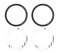 Ldbuejiaja 4 círculos con pegatinas de metal que suenan para tabletas. Orientación óptima de la carga inalámbrica mediante una sencilla aplicación adhesiva Mejora el timbre de la carga inalámbrica