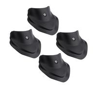 Ldbuejiaja 4 piezas scooter eléctrico guardabarros delantero trasero guardabarros soporte cola de pez conjunto guardabarros cola de pez