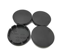 Ldbuejiaja 4 unids/set negro/plata 56mm Auto rueda centro tapa para llantas bujes ABS tapa vehículo rueda para llantas centro ABS neumáticos protectores