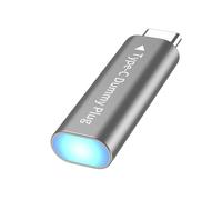Ldbuejiaja Adaptador de pantalla virtual tipo C intercambiable para HDTV, tipo C para múltiples configuraciones de pantalla, conector falso