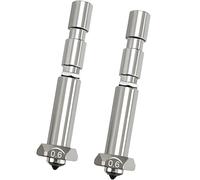 Ldbuejiaja Boquillas de acero resistentes al desgaste de 2 piezas para 3Max Fiable y duradero Utilice una boquilla de acero endurecido de 0, 2, 4, 6, 8 mm