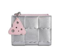 Ldbuejiaja Cartera de piel con múltiples ranuras para billetera, billetera, billetera, billetera, dinero en efectivo, DNI, tarjeta de crédito, tarjetero, monedero, dinero bancario, viaje cómodo, plata