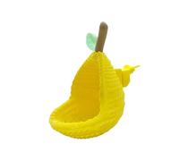 Ldbuejiaja Casa de loro multifuncional con forma de pera de dibujos animados, no tóxica, cómoda para dormir, esconderse y jugar, lugar de descanso para pájaros