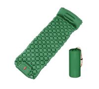 Ldbuejiaja Colchón inflable para camping, colchoneta para dormir con almohada, esterilla de viaje, cama plegable, cojín de aire ligero, esterilla de viaje duradera, cama plegable