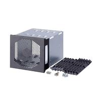 Ldbuejiaja Jaula de disco duro de 5 bahías de 3,5 pulgadas con 5 discos, 3 carcasas, carcasa de disco, carcasa de almacenamiento de expansión de ordenador, soporte de chasis, carcasa para disco duro