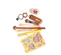 Ldbuejiaja Juego de bolígrafos de gel de alta calidad con 9 materiales escolares importantes como regalo para el Día del Niño
