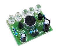 Ldbuejiaja Melodys - Juego de luces LED electrónicas interactivas con panel para estudiar laboratorio y visualización del ritmo, activado por voz, luz LED Melodys