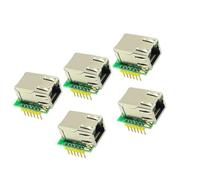Ldbuejiaja Módulo de red Ethernet W5500 de baja potencia, protocolos y SPI Ethernet compatibles