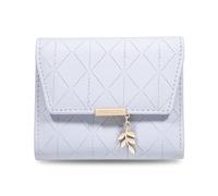 Ldbuejiaja Monedero de PU triple pliegue, tarjetas bancarias, dinero en efectivo, cartera con múltiples ranuras para mujer, bolso de embrague, monedero, monedero, monedero, monedero, monedero