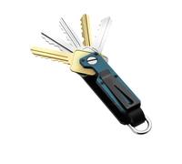 Ldbuejiaja Organizador de llavero portátil multifuncional de aleación de aluminio para llaves y herramientas, azul, Talla única