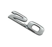 Ldbuejiaja Pegatina decorativa para el maletero trasero, accesorios de coche, ABS 3D, 0, 2, 5, emblemas de coche moldeados, fácil instalación, resistente a la intemperie