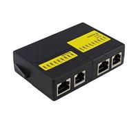 Ldbuejiaja Probador de cable de red Rj45 CAT5 LAN Ethernet Line Tester Multifuncional Networking Phone Tool Line Finder Cable