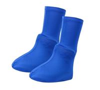 Ldbuejiaja Protector de botas antideslizante para aventuras de senderismo costero, para acampar, fundas antideslizantes para zapatos, a prueba de arena del desierto, azul, M