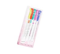 Ldbuejiaja Rotulador educativo de punta con tinta de seguridad, fórmulas, barriles de comodidad, escuela, indispensables para cuadernos, planificadores, organizadores, componentes de PP, resaltador