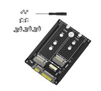 Ldbuejiaja SATA3.0-Solid States - Adaptador de disco duro de doble llave a 2,5 pulgadas SATA3.0 a 6 Gb/s para ordenador de sobremesa portátil