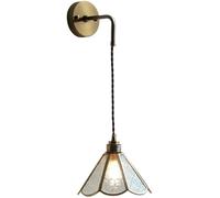LDCBFTR Apliques de Pared Modern Industrial Interv Stors Gold Gold Gold Lámpara de Granja de inquilino Hard Wired para Sala de Estar de Dormitorio Junto al baño