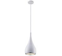 LDCBFTR Candelier, Luces LED LED Modernas y Simples Luz de Colgante de Aluminio Luz Nordic Creative Cocina Araña Barra de Techo Ajustable Luz Colgante Luz de 1 luz (Blanco)