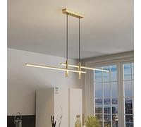 LDCBFTR Candelier Modern Wood Led Ring Chandelier, japonés 1 luz, luz de Techo dimmable Circular contemporánea para el Comedor de la Isla de la Cocina-B 50x50x6cm (20x20x2 Pulgadas)