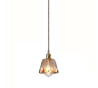 LDCBFTR Candelier, Nordic Brass Glass Pends Light Creative Restaurant Decoration Chandelier para Sala de Estar, Dormitorio, iluminación de la cafetería E27