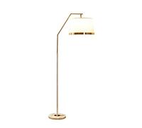 LDCBFTR Lámpara de Lectura Minimalista para Sala de Estar, lámpara de pie con Lino Blanco, Pantalla Colgante Ajustable, lámpara de pie clásica (Negra), lámpara de pie Vintage -