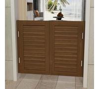 LDCBFTR Puerta de Entrada de Barra de salón de Doble oscilación de Madera Maciza Decoración Interior Personalizada con diseño de Media Cintura (Tamaño: W120cmxH90cm)