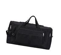 LDDIFHWW Bolso, Bolso de Mano, Equipaje, Impermeable, Correa Ajustable, Bolso de Viaje, Bolsa de Lona, Bolsa de Noche para Portátil, Artícul, Negro