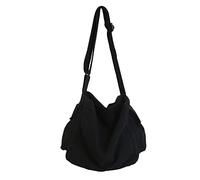 LDDIFHWW Bolso de Mano Unisex de Lona Estilo Hobo, Resistente, de Gran Capacidad, Estilo Vintage, Multiusos, Ideal para Ir de Compras, El Trabajo O para