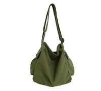 LDDIFHWW Bolso de Mano Unisex de Lona Estilo Hobo, Resistente, de Gran Capacidad, Estilo Vintage, Multiusos, Ideal para Ir de Compras, El Trabajo O para