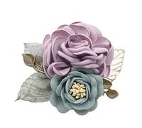 LDDIFHWW Broche para Trajes Coreanos, Alfiler de Solapa, Ramillete para Dama de, Decoración de Vestido Y Disfraz, Púrpura, Tal como se Describe