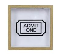 LDDIFHWW Caja de Archivo de Porta Boletos con Ranura Regalos DIY Caja de Recuerdos Caja de Recuerdos de Viaje para Regalos de Amigos S, Color Madera, 15cmx15cm